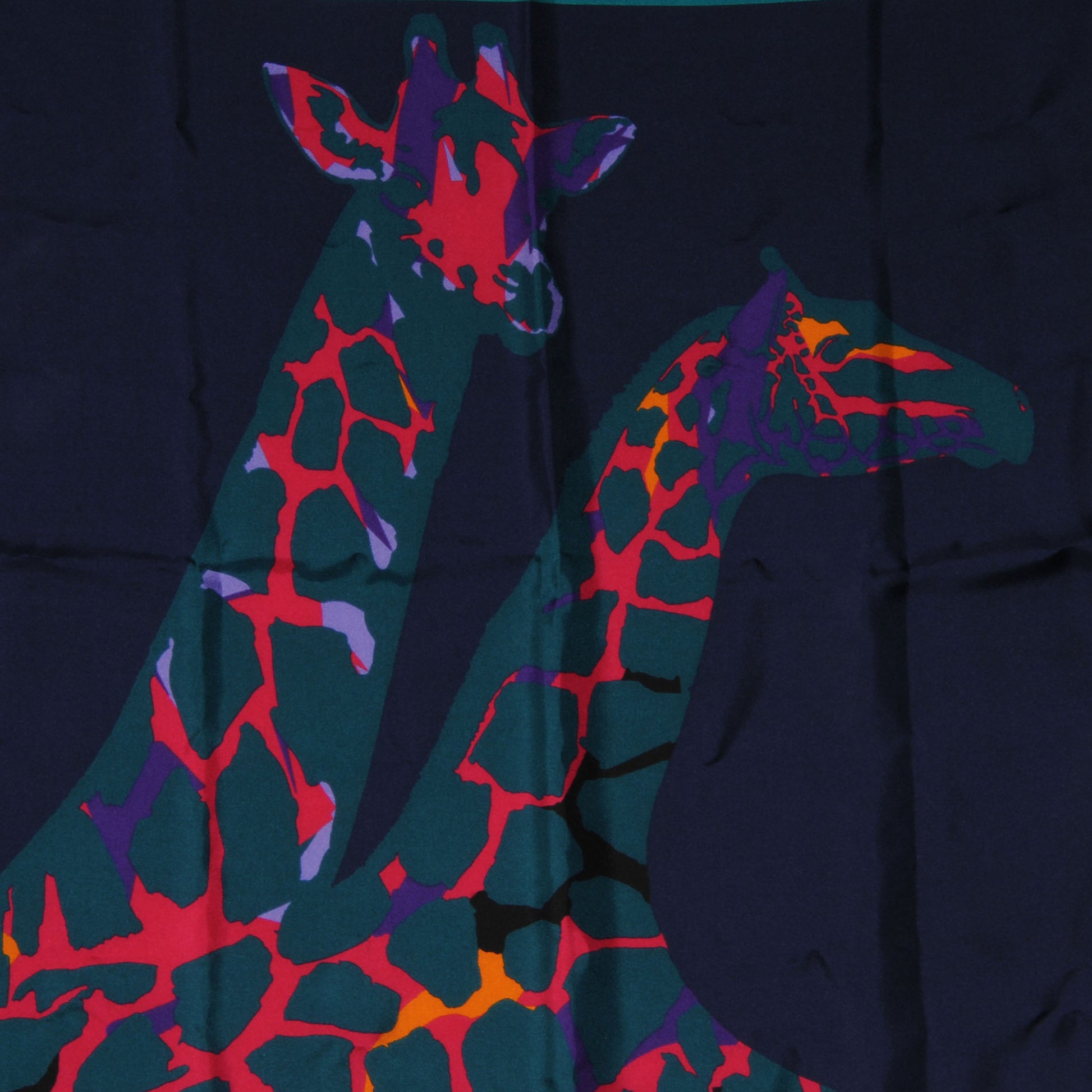 Louis Vuitton Silk Leopard Giraffe Scarf 1 of 3