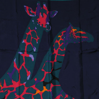 Louis Vuitton Silk Leopard Giraffe Scarf 1 of 3