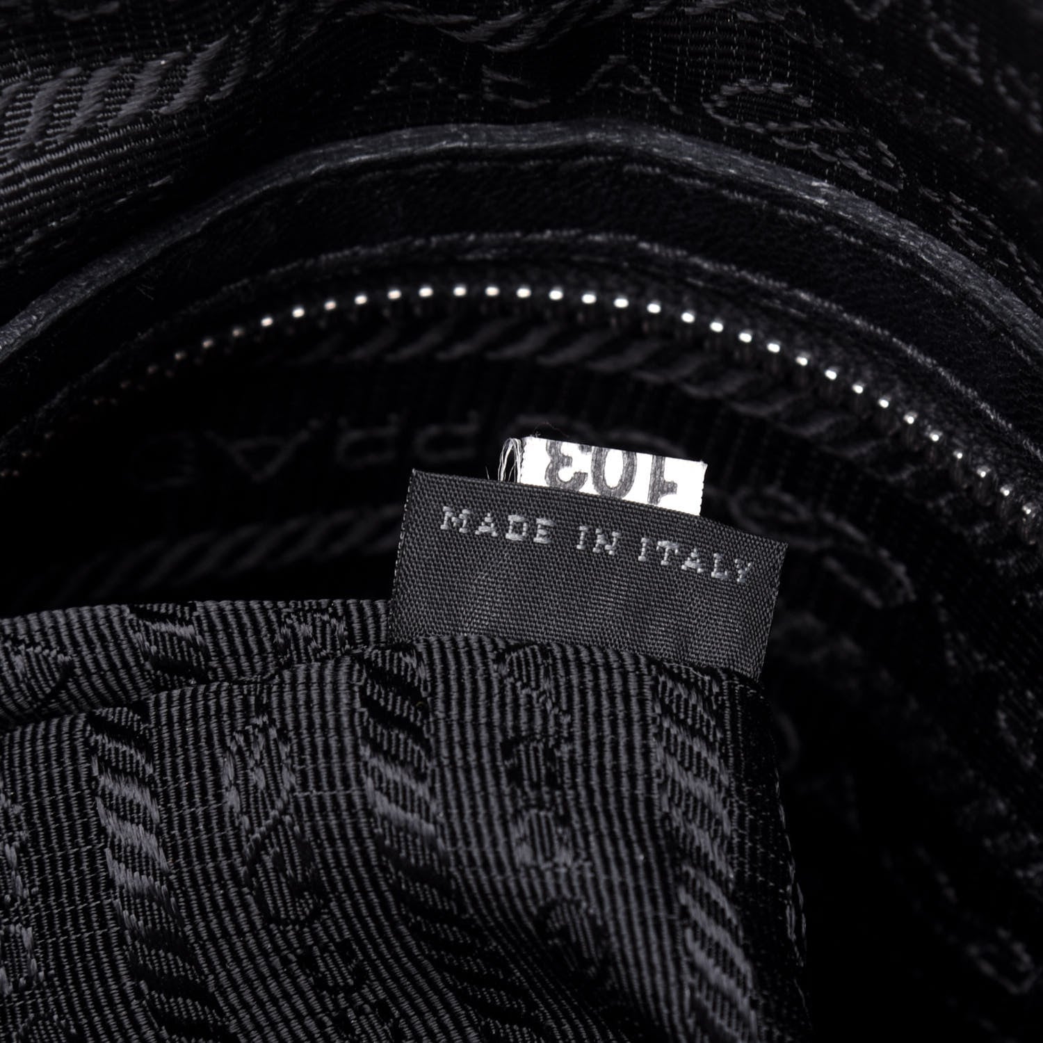 Prada Nappa Gaufre Satchel Black 9 of 23