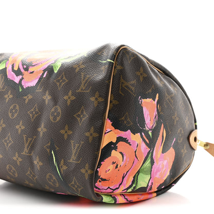 Louis Vuitton Monogram Roses Speedy 30 10 of 10