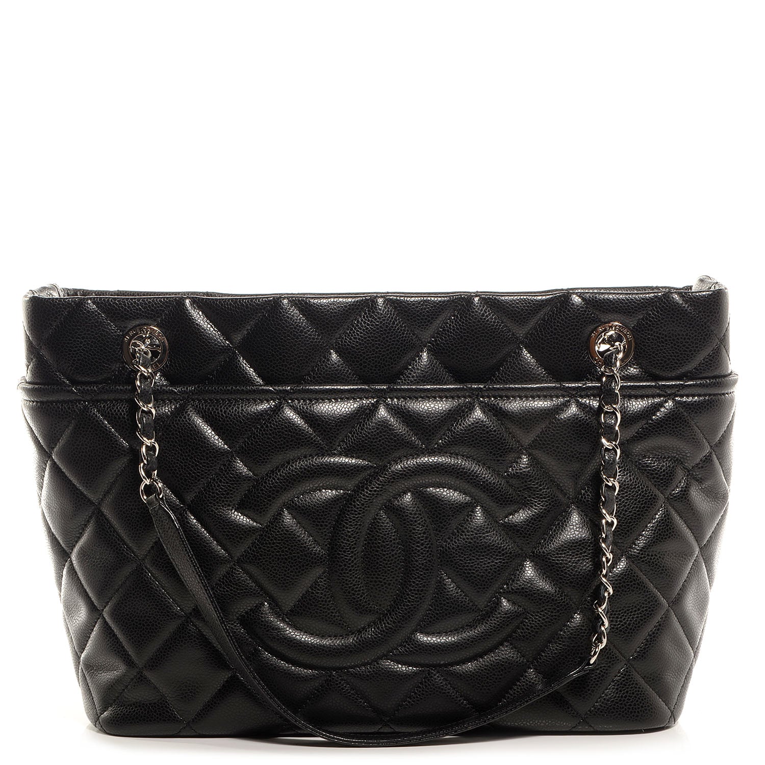 Chanel Caviar CC Timeless Soft Tote Black 1 of 7