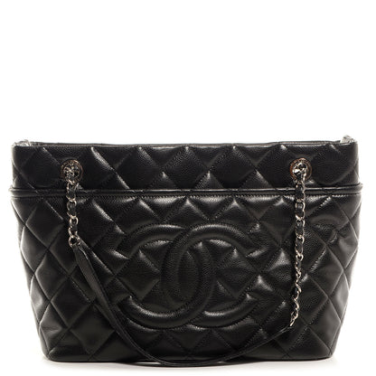 Chanel Caviar CC Timeless Soft Tote Black 1 of 7