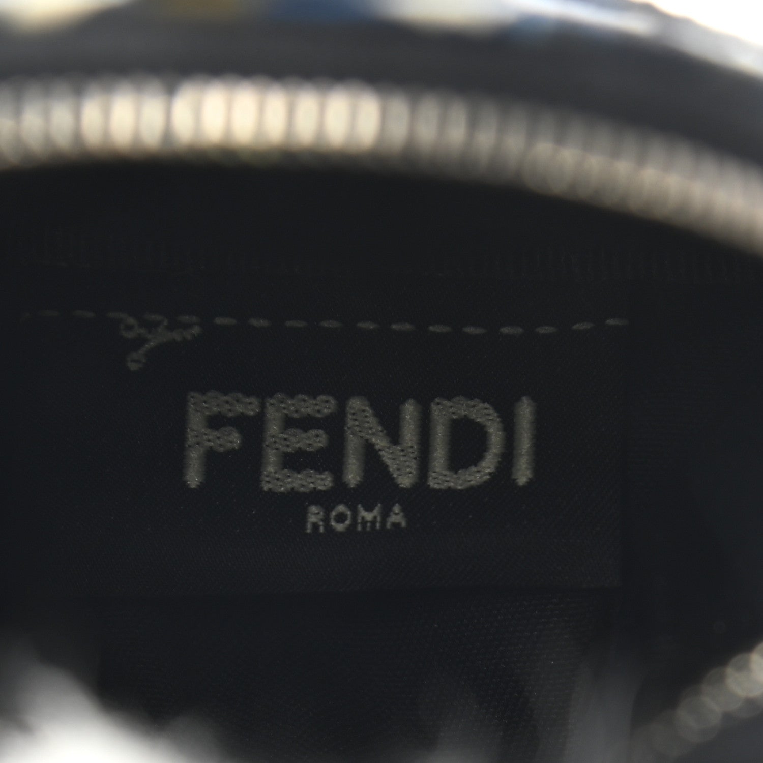 Fendi Nylon Vitello Elite Flamingo Fox Nutria Fur Lightning Monster Eyes Mini Backpack Charm Multicolor 5 of 9