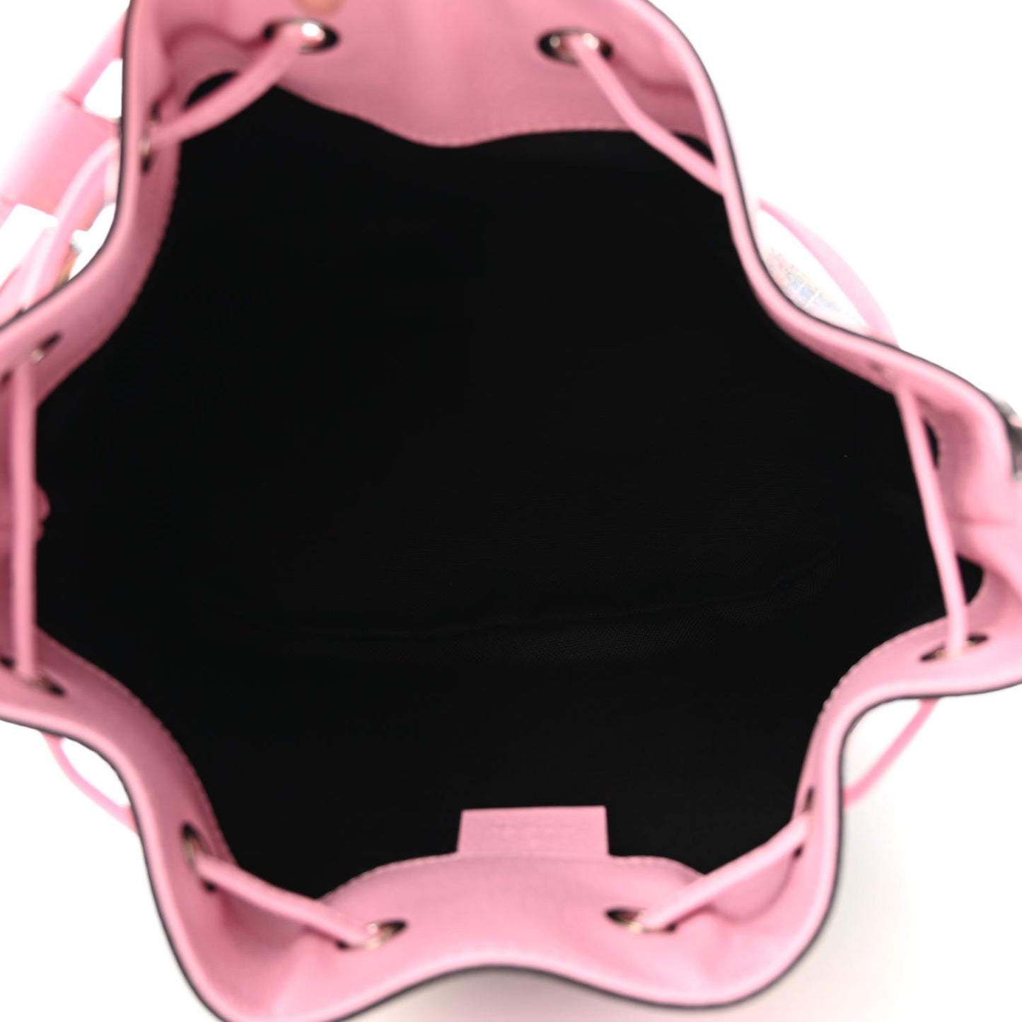 GG Supreme Monogram Psychedelic Bucket Bag Black Multicolor Sugar Pink