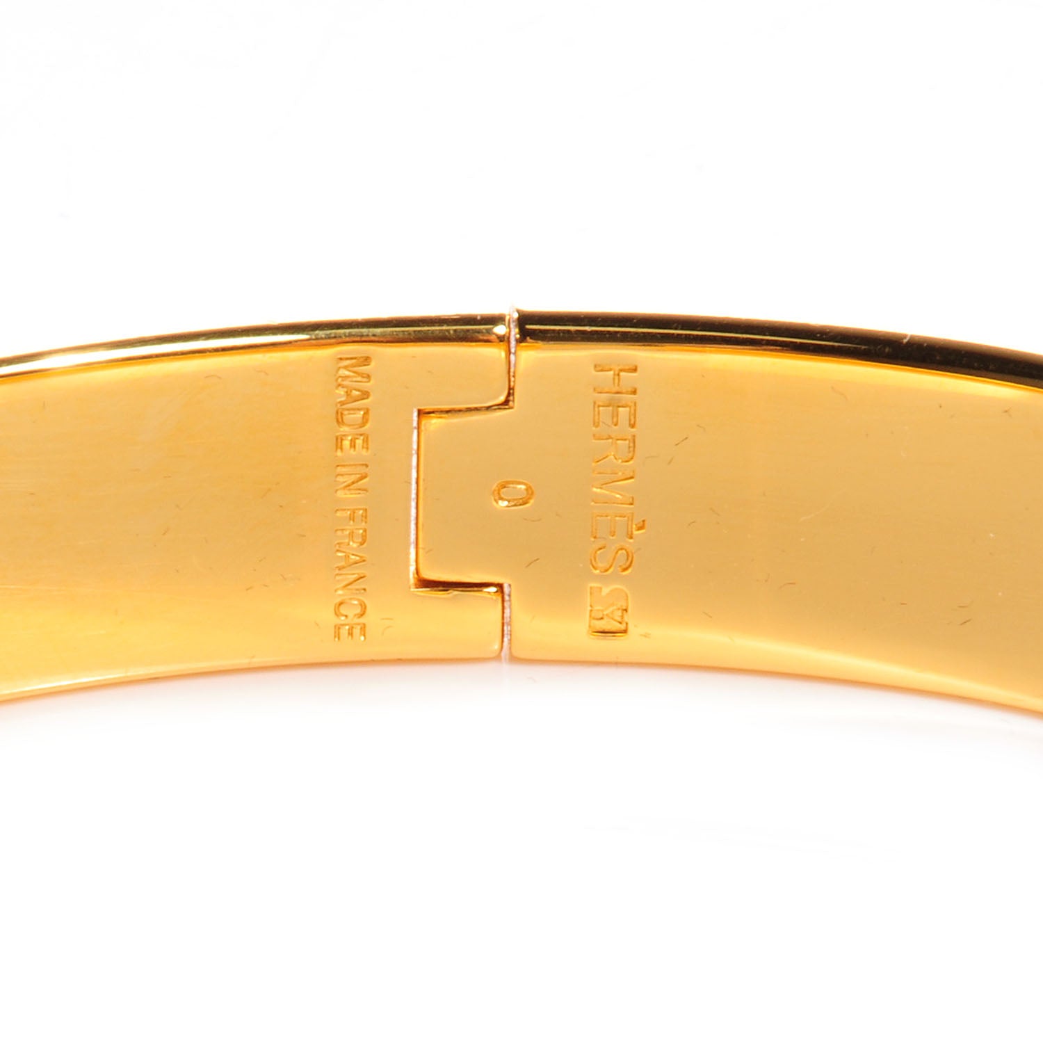 Hermes Enamel Narrow Clic Clac H Bracelet PM Malachite 5 of 5