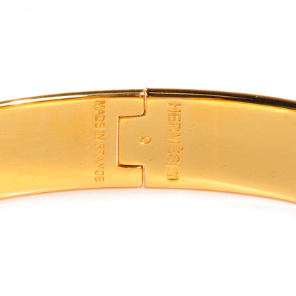 Hermes Enamel Narrow Clic Clac H Bracelet PM Malachite 5 of 5