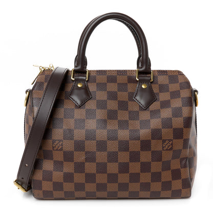 Louis Vuitton Damier Ebene Speedy Bandouliere 25 1 of 13