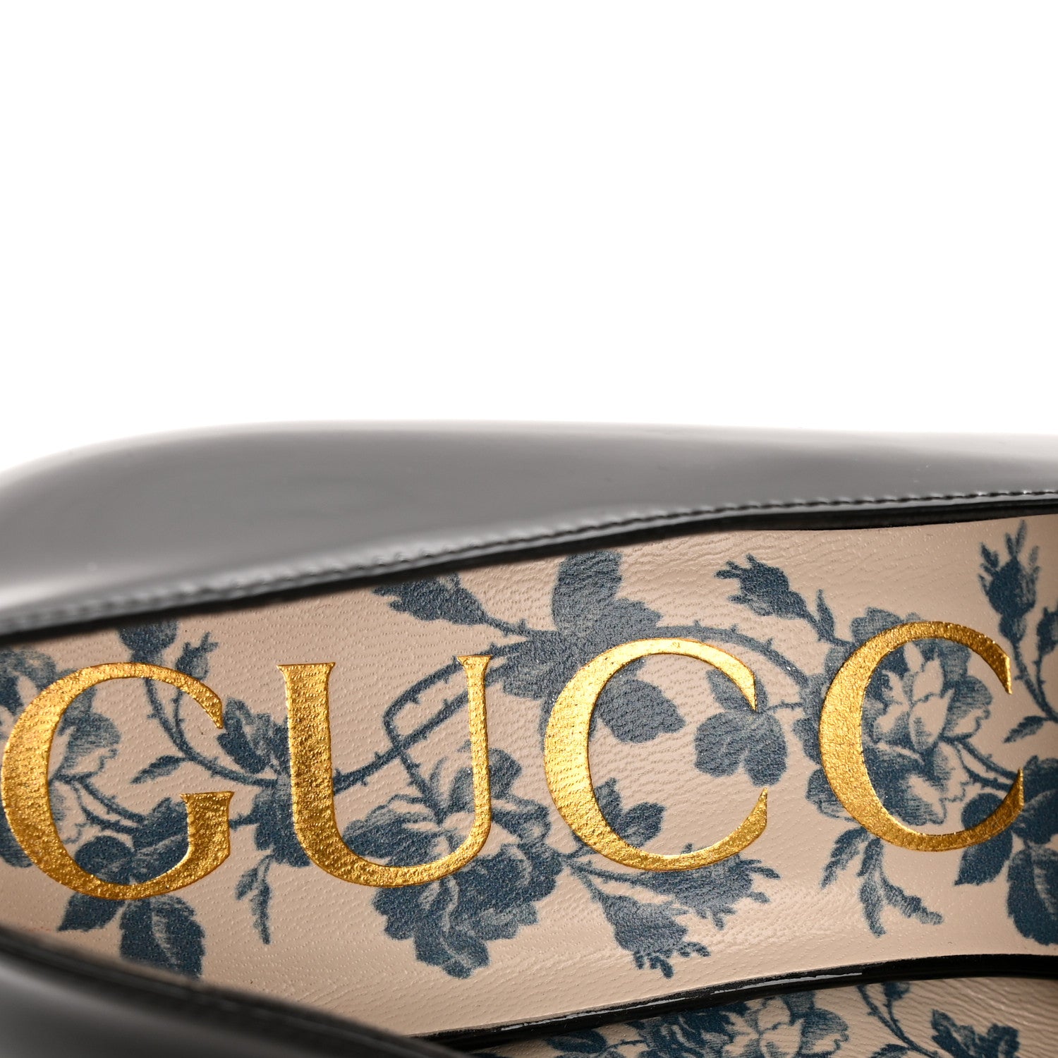 Gucci Vernice GG Victoire 55mm Loafer Pumps 36 Black 8 of 11