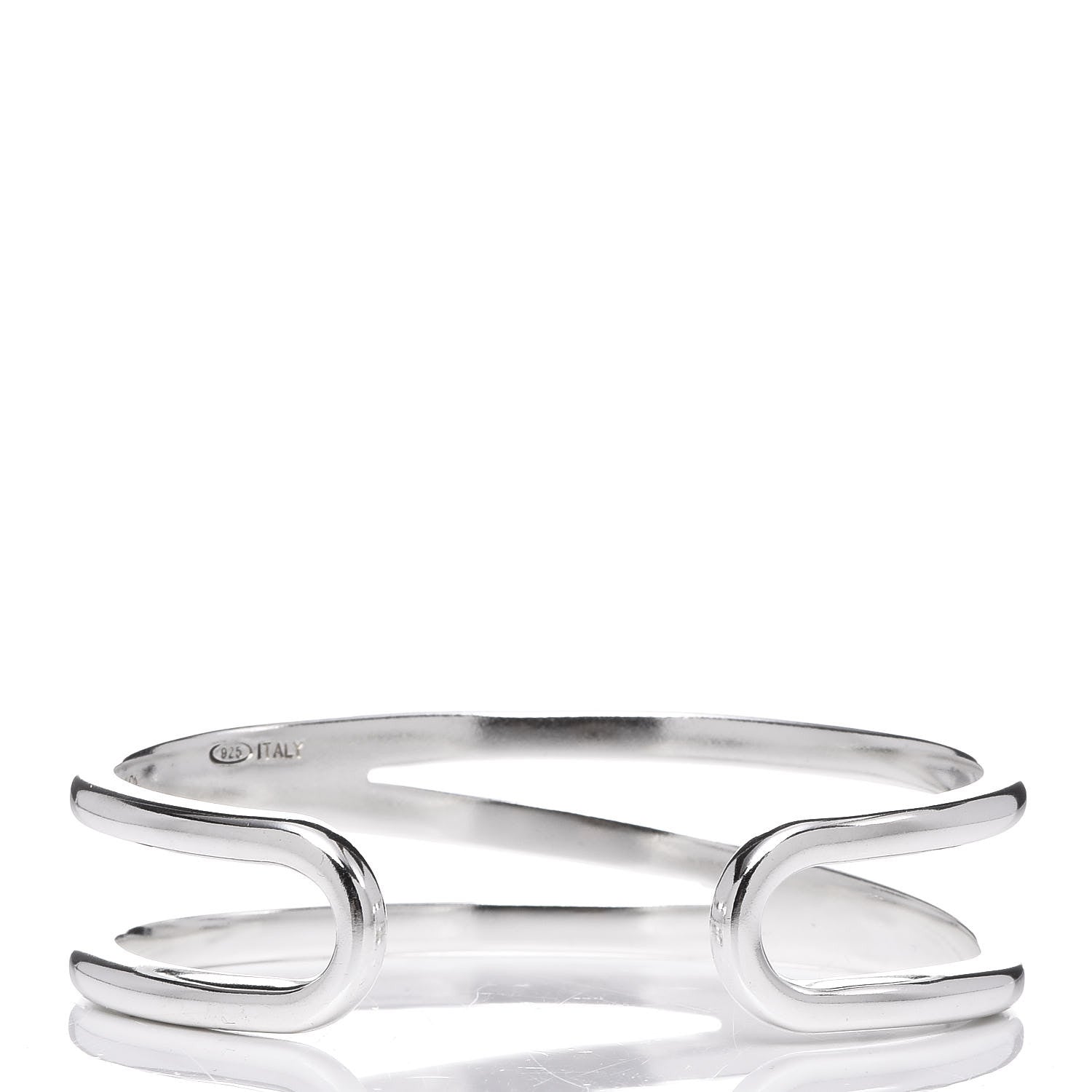 Tiffany Sterling Silver Zig Zag Cuff Bracelet 4 of 4