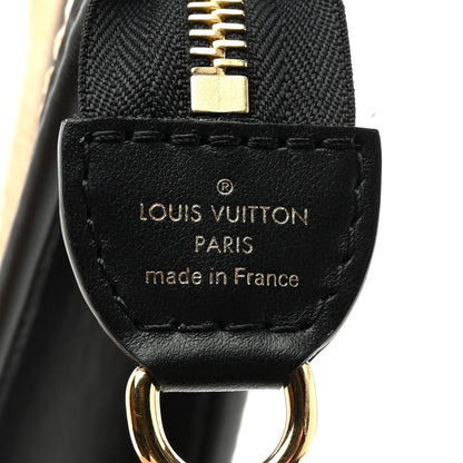 Louis Vuitton Raffia Calfskin Monogram Giant Pouch 6 of 9