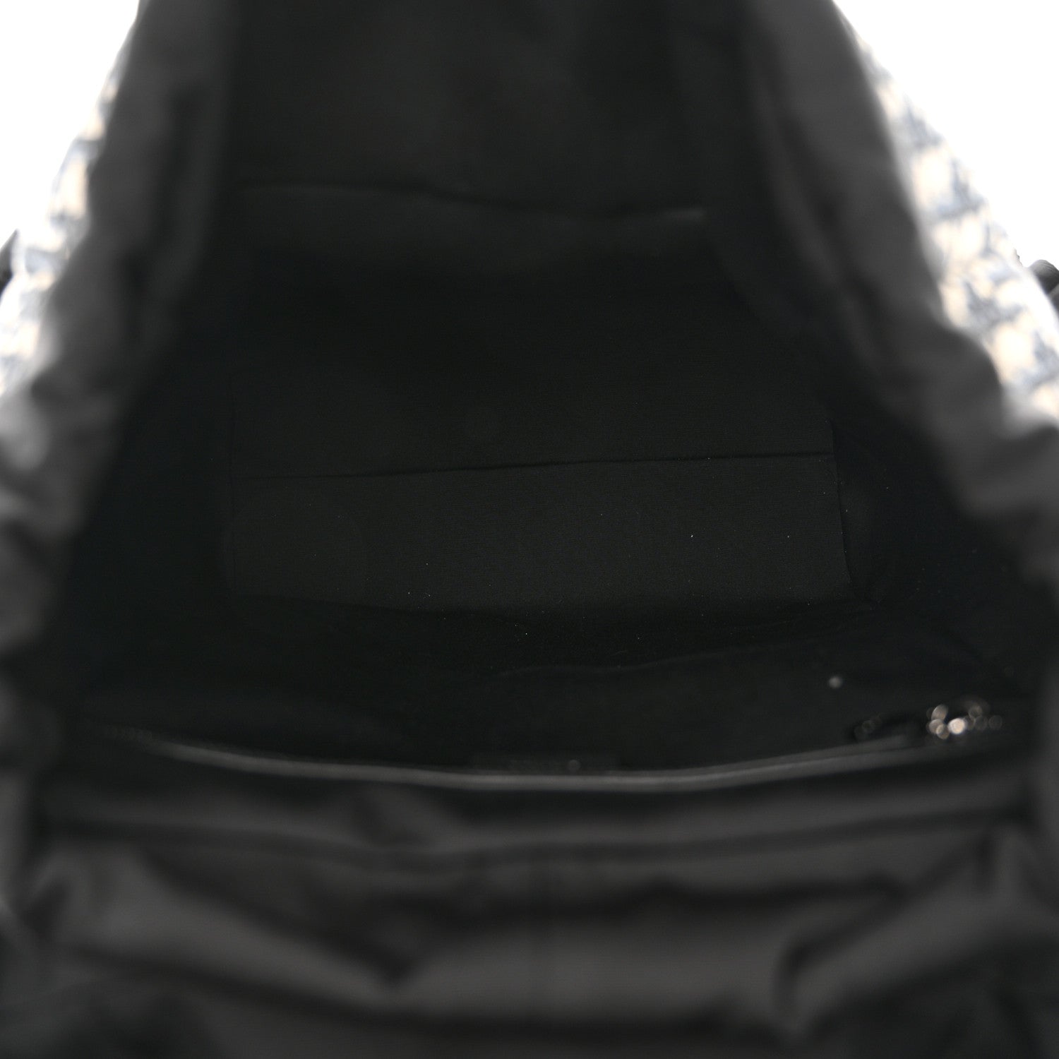 Christian Dior Oblique Calfskin 8 Backpack Beige Black 5 of 10