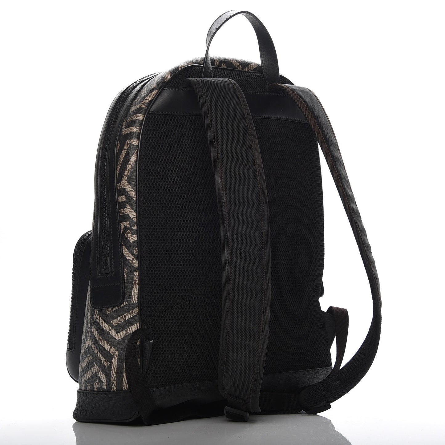 GG Supreme Monogram Caleido Medium Day Backpack Black