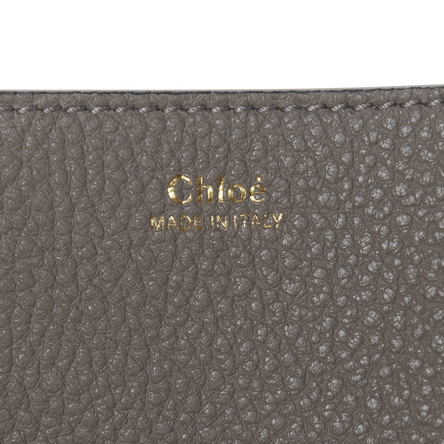 Chloe Grained Lambskin Drew Shoulder Bag Motty Grey 6 of 9