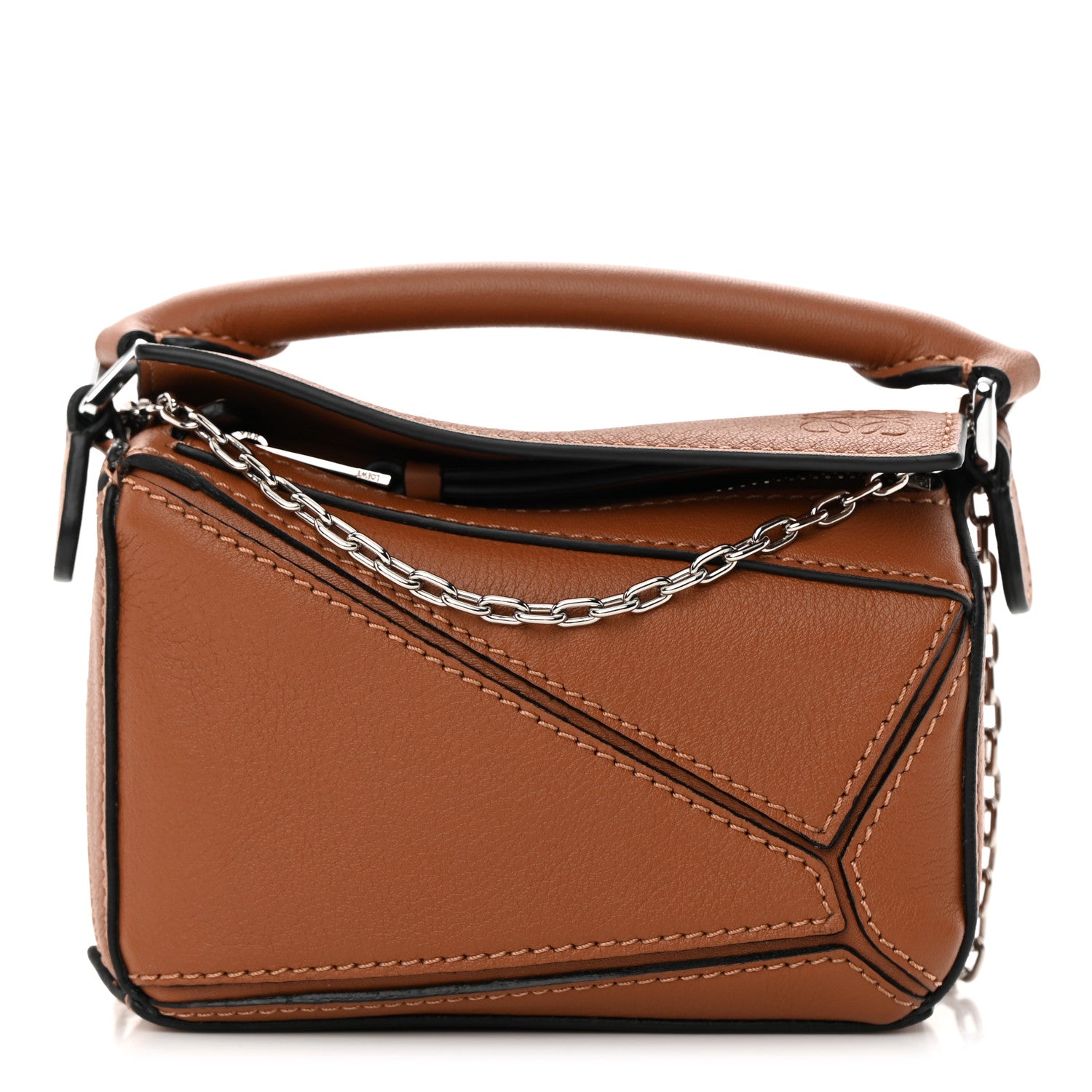 Loewe Calfskin Nano Puzzle Bag Tan 1 of 11