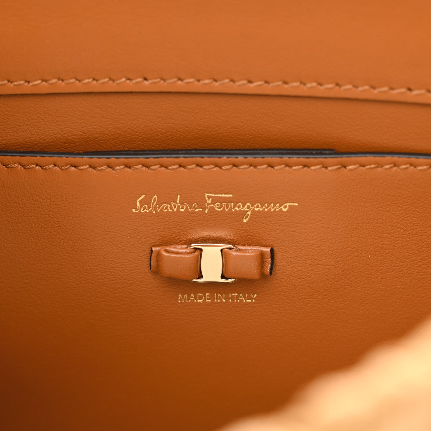 Salvatore Ferragamo Raffia Miss Vara Bow Chain Bag Natural 7 of 11
