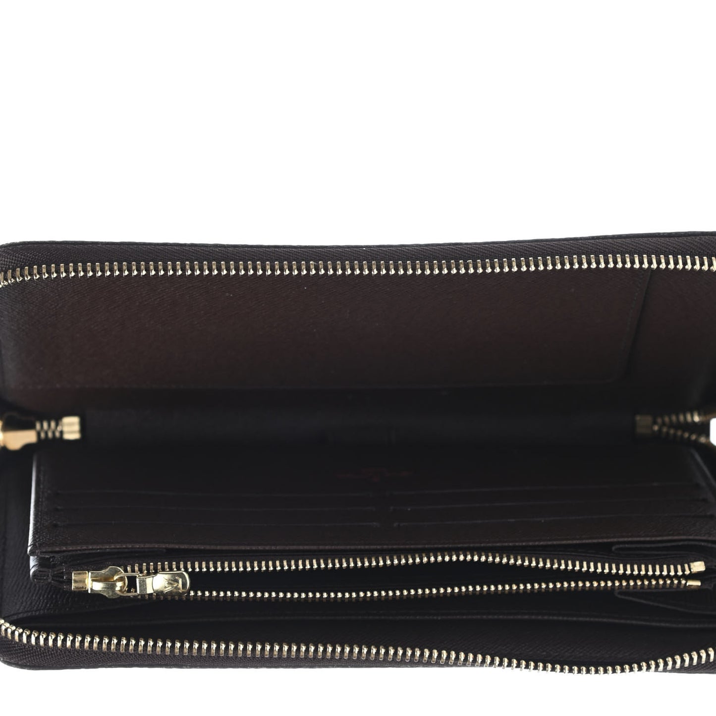 Damier Ebene Zippy Organizer Wallet