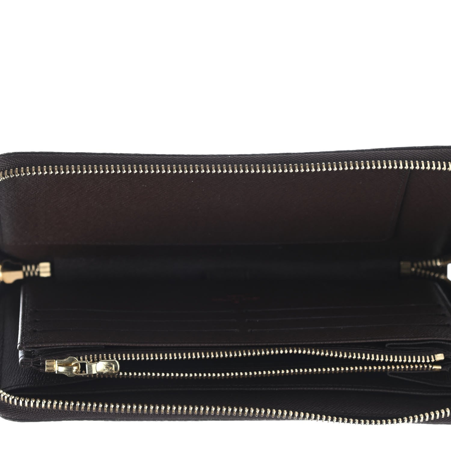 Louis Vuitton Damier Ebene Zippy Organizer Wallet 4 of 4