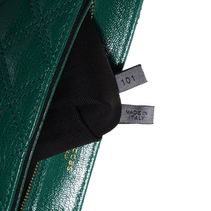 Marc Jacobs Lambskin Baroque Large Single Flap Emerald 5 of 8