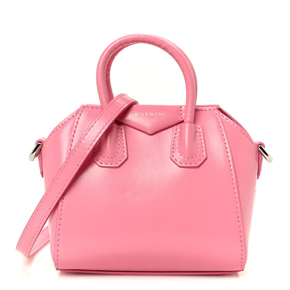 Givenchy Shiny Lord Calfskin Micro Antigona Bright Pink 1 of 10