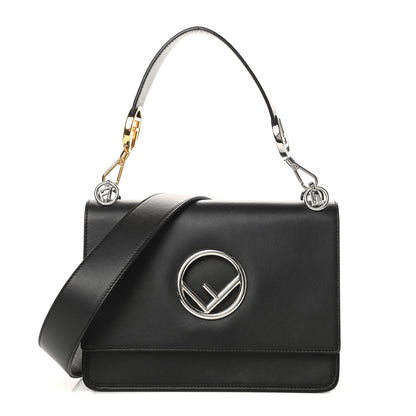 Fendi Vitello Century Opaco F is Fendi Kan I Shoulder Bag Black 1 of 17