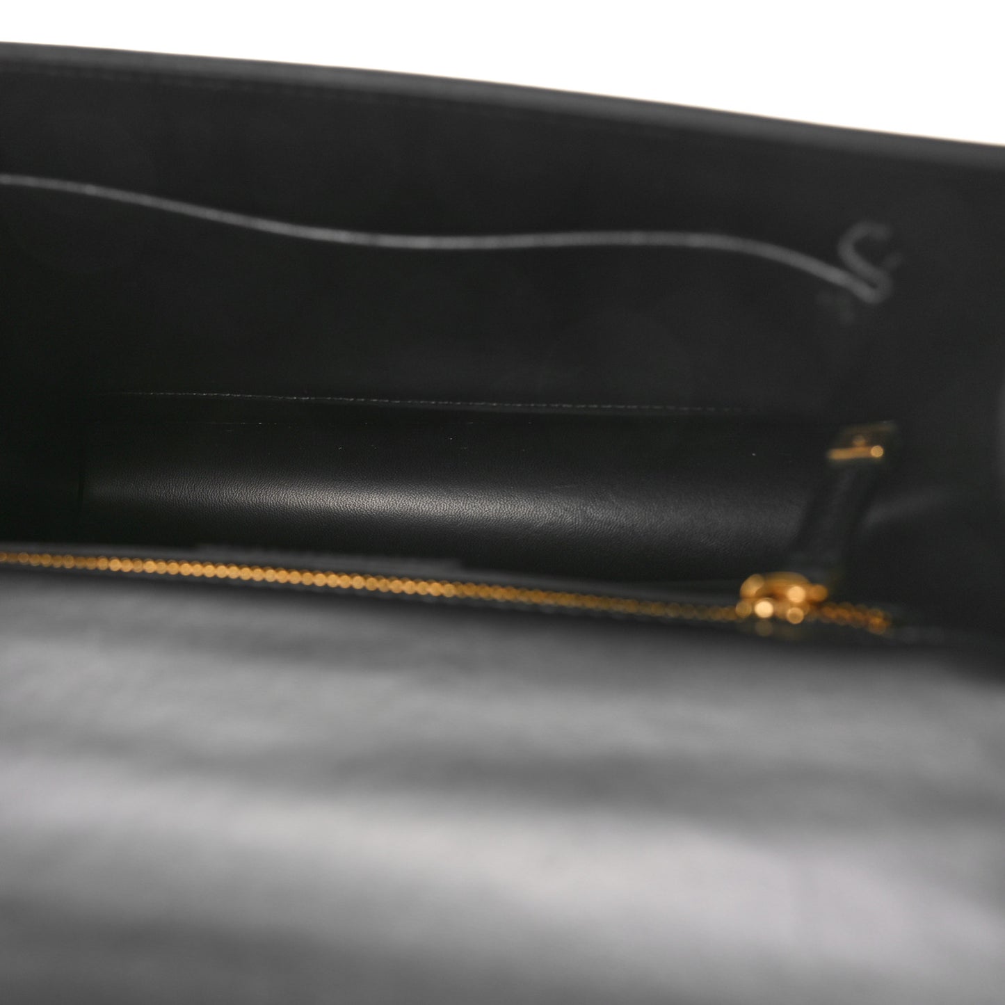 Grained Calfskin 30 Montaigne Flap Bag Black