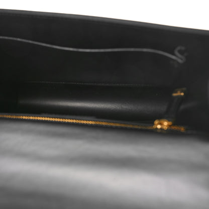 Christian Dior Grained Calfskin 30 Montaigne Flap Bag Black 5 of 8
