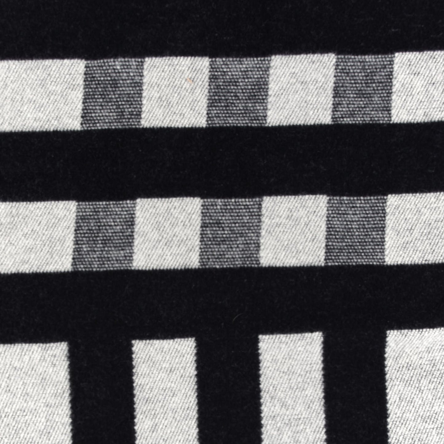 Cashmere Wool Mega Check Cape Scarf Scarf Grey