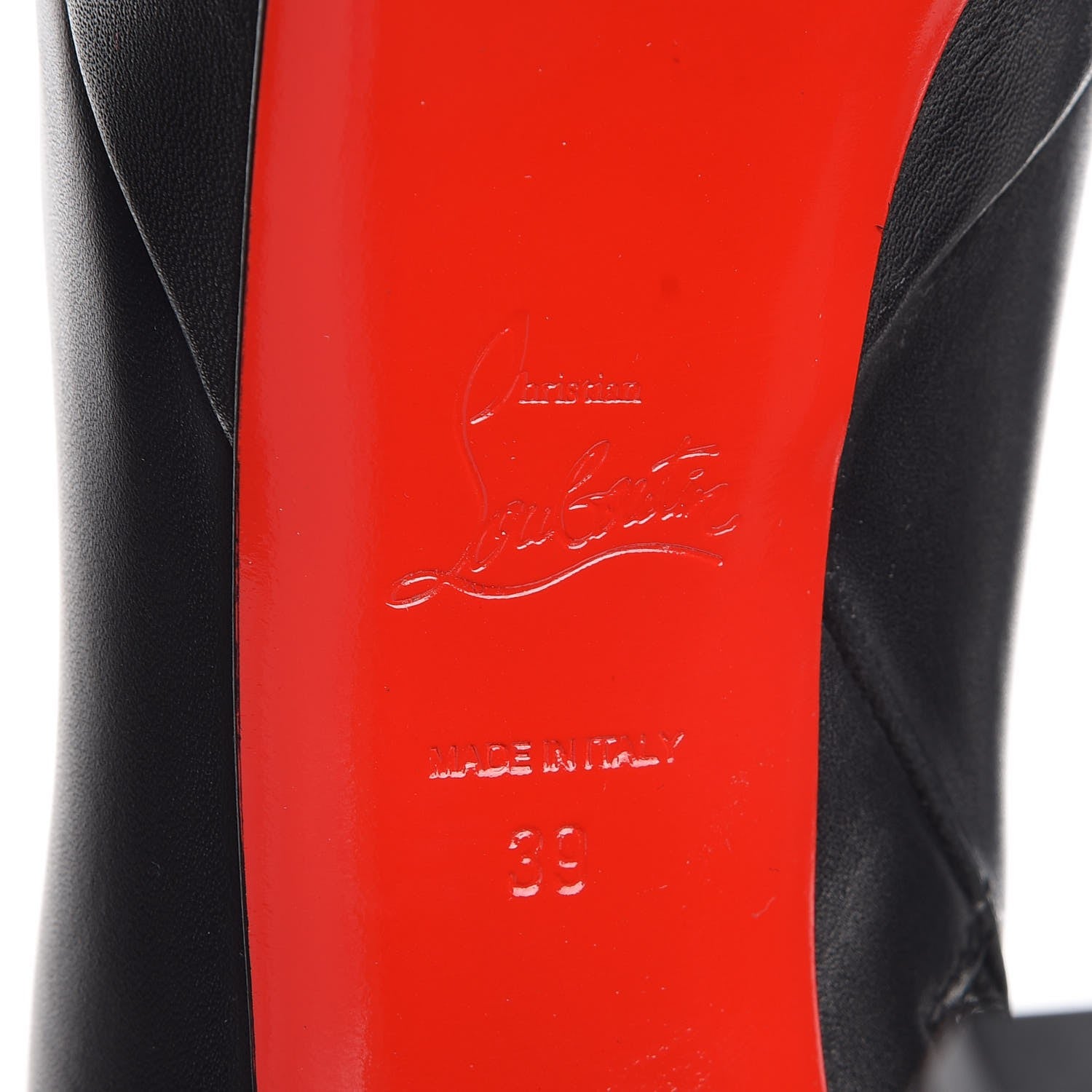 Christian Louboutin Shiny Calfskin Lady 120 Boot 39 Black 6 of 8