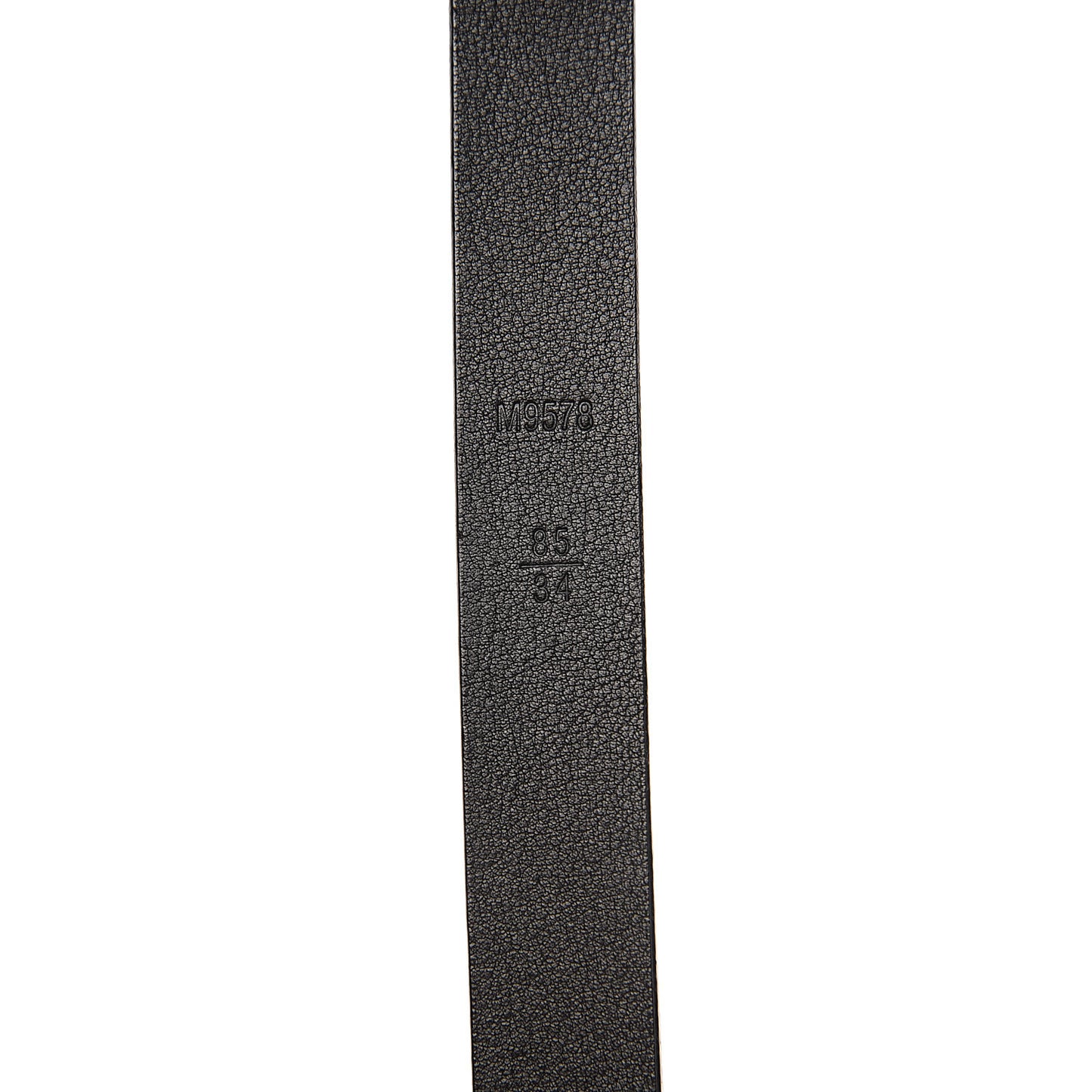 Calfskin Embossed 20MM LV Initiales Belt 85 34 Black