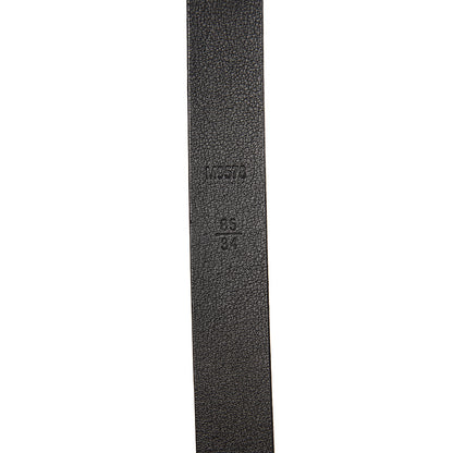 Louis Vuitton Calfskin Embossed 20MM LV Initiales Belt 85 34 Black 3 of 6