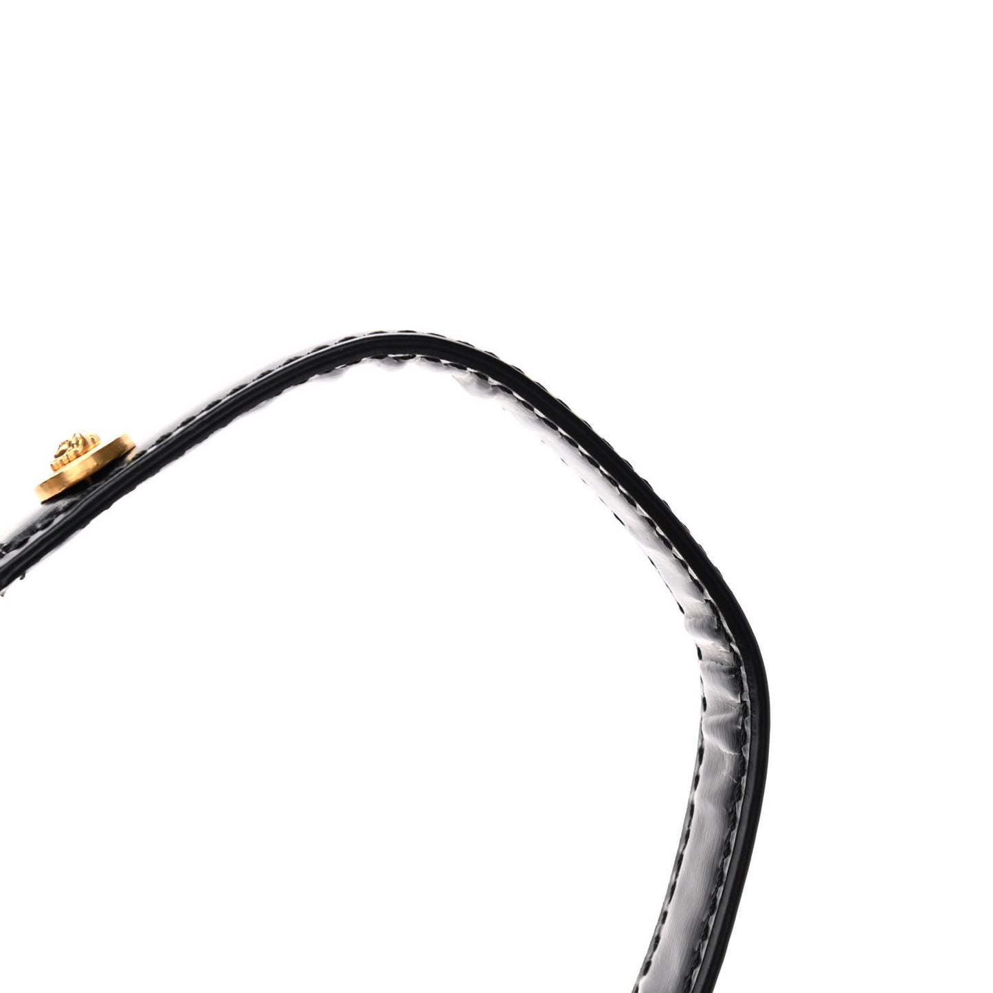 Calfskin Medallion Tribute Shoulder Bag Black