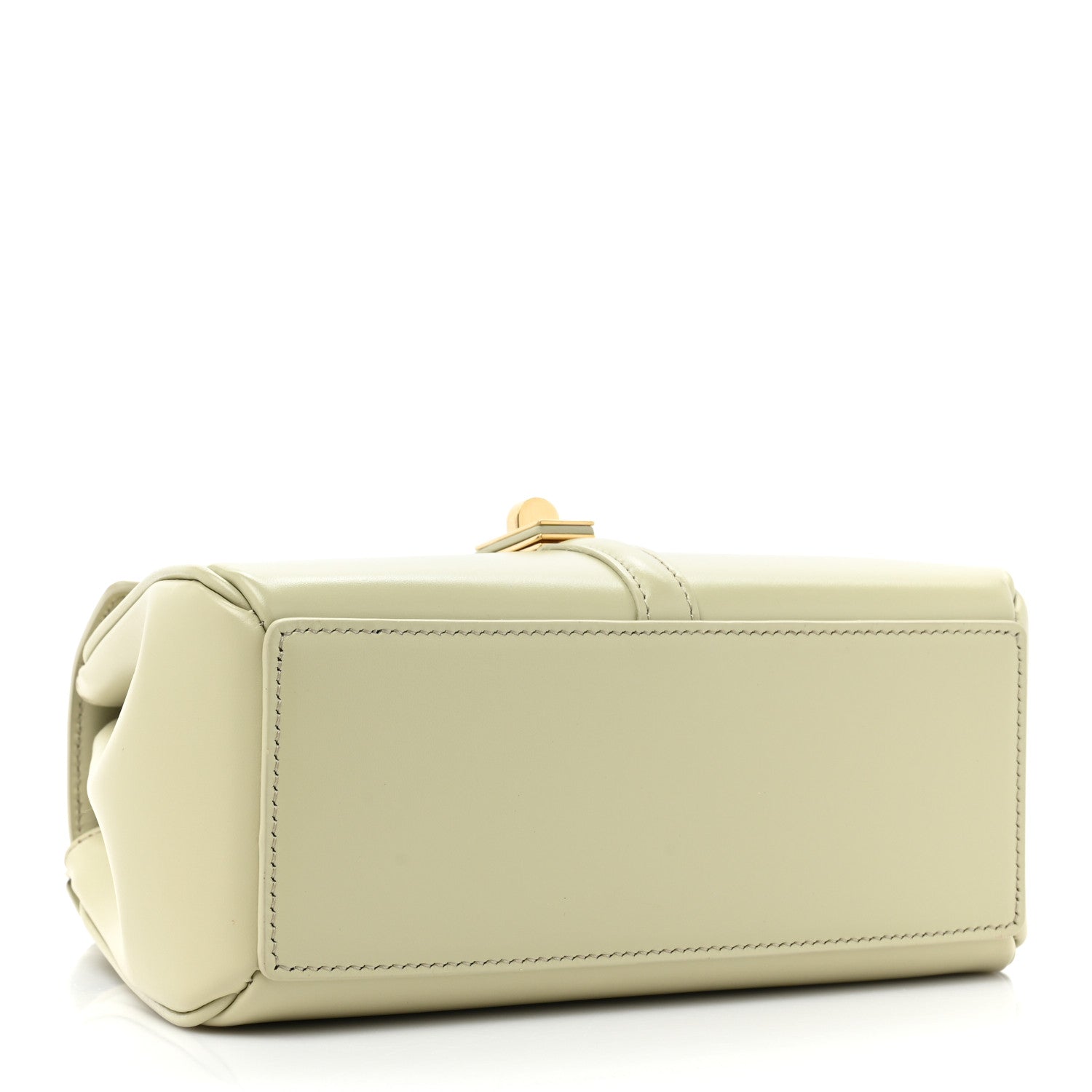 Celine Satinated Calfskin Mini 16 Top Handle Bag Almond Green 5 of 15