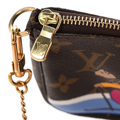 Louis Vuitton Monogram 2018 Christmas Animation Mini Bears Pochette Accessories 8 of 8
