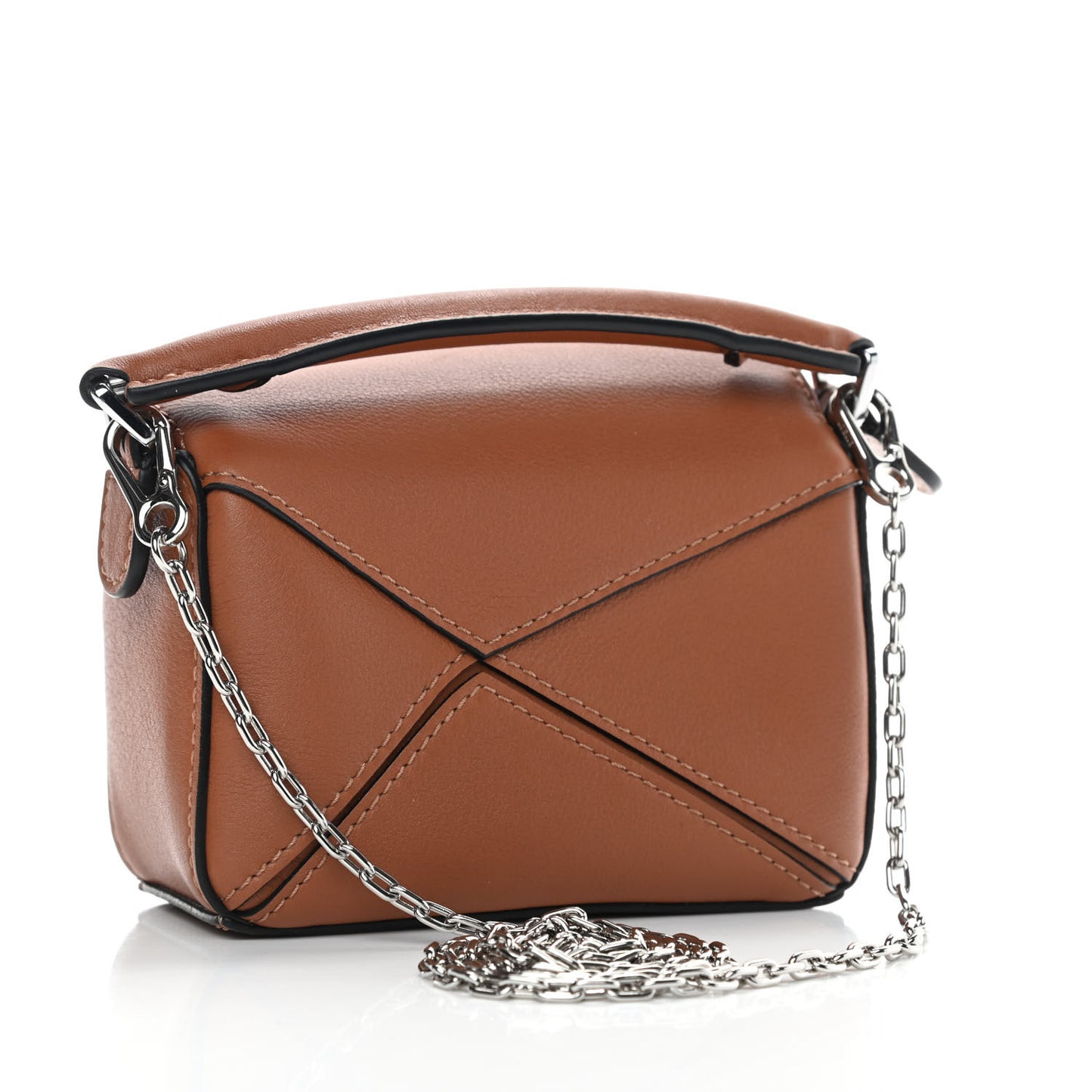 Calfskin Nano Puzzle Bag Tan