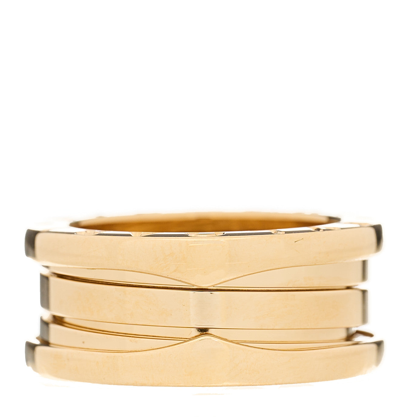 18K Yellow Gold B.Zero1 Three-Band Ring 48 4.5