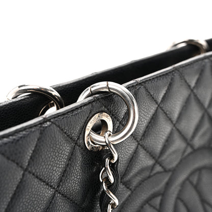 Chanel Caviar Quilted Grand Shopping Tote GST Black 13 of 15