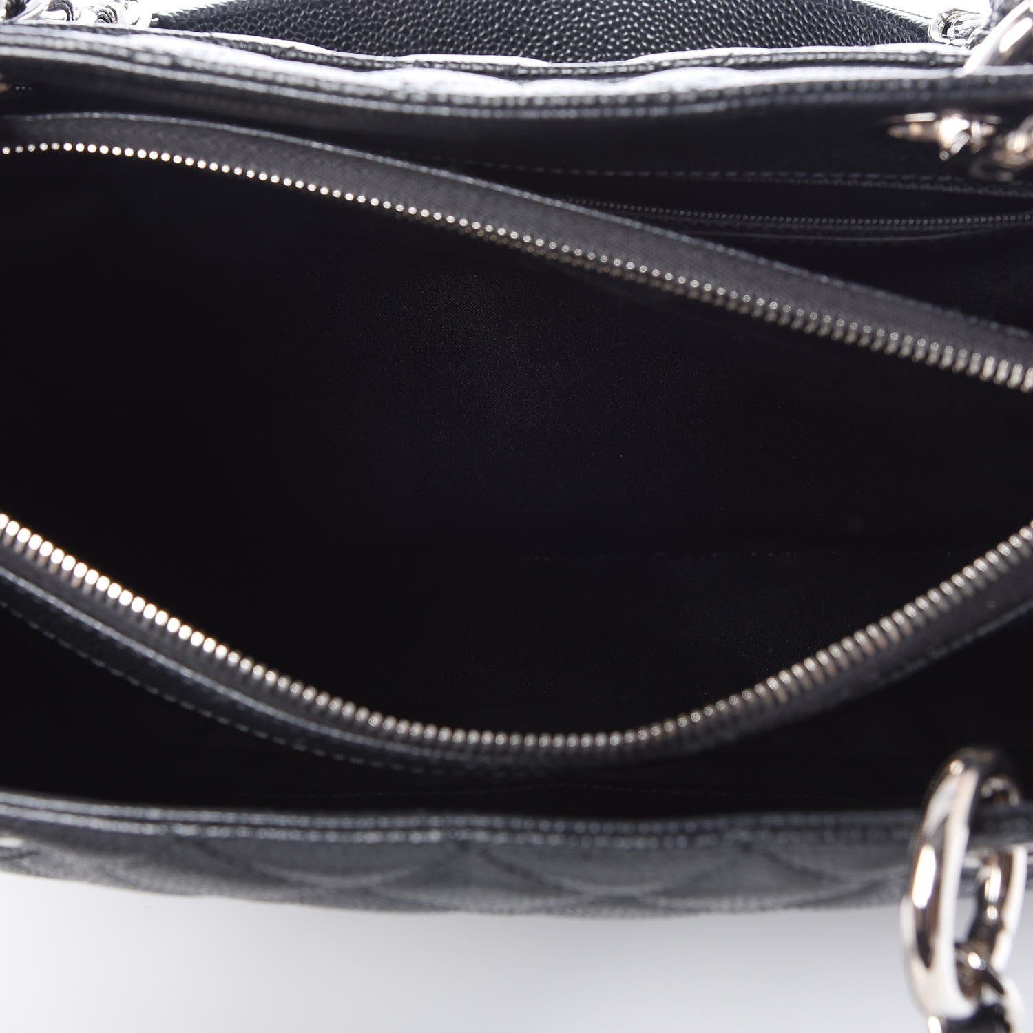 Chanel Caviar Quilted Grand Shopping Tote GST Black 7 of 10