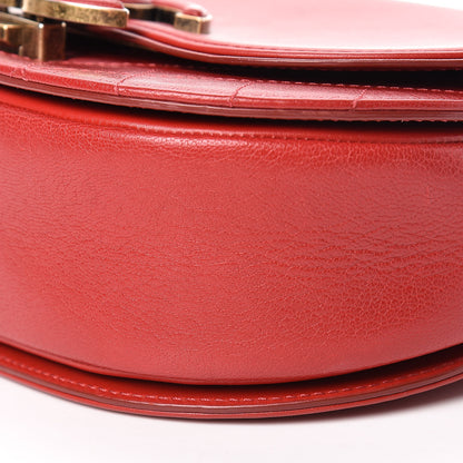 Chanel Shiny Calfskin Goatskin Quilted Small Coco Curve Messenger Flap Red 10 of 15