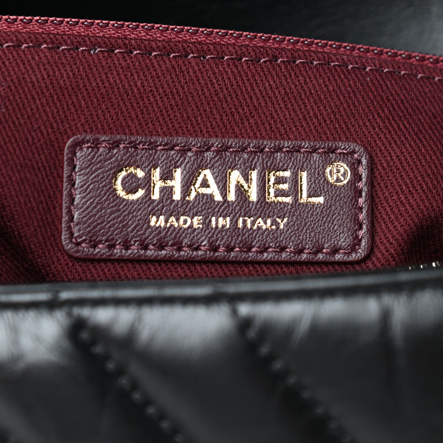 Chanel Aged Calfskin Chevron Quilted Small Coco Handle Flap Black 6 of 10