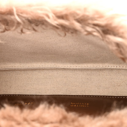 Burberry Mohair TB Lola Bag Camel 5 of 9