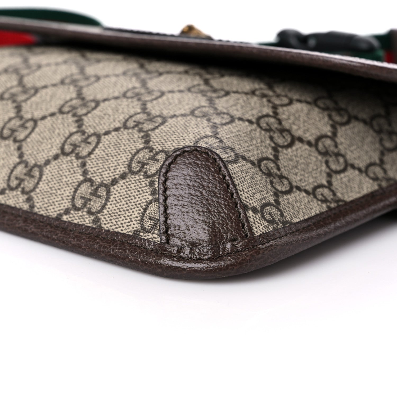 Gucci GG Supreme Monogram Neo Vintage Web Belt Bag Brown 7 of 8