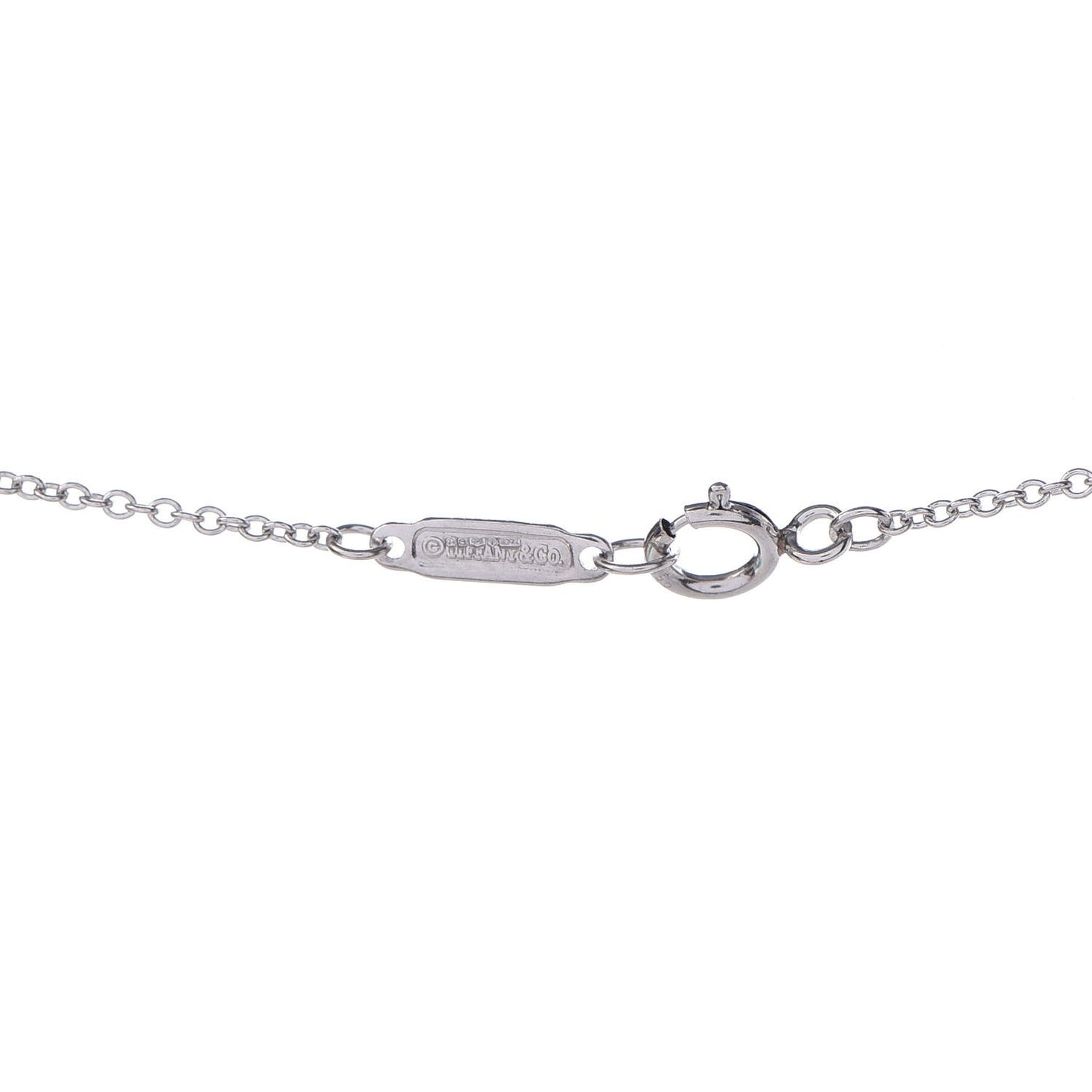 Platinum Diamond Jazz Triple Drop Pendant Necklace