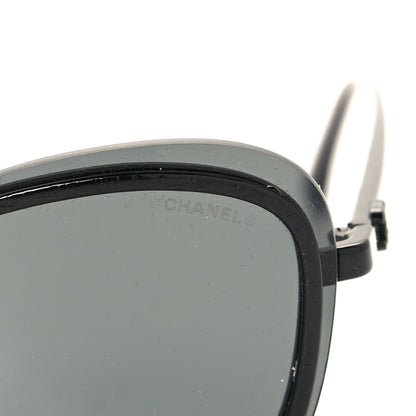 Chanel Pantos Sunglasses 4264 Black Grey 7 of 8