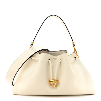 Jimmy Choo Soft Shiny Calfskin Bon Bon East West Bucket Bag Latte 1 of 13