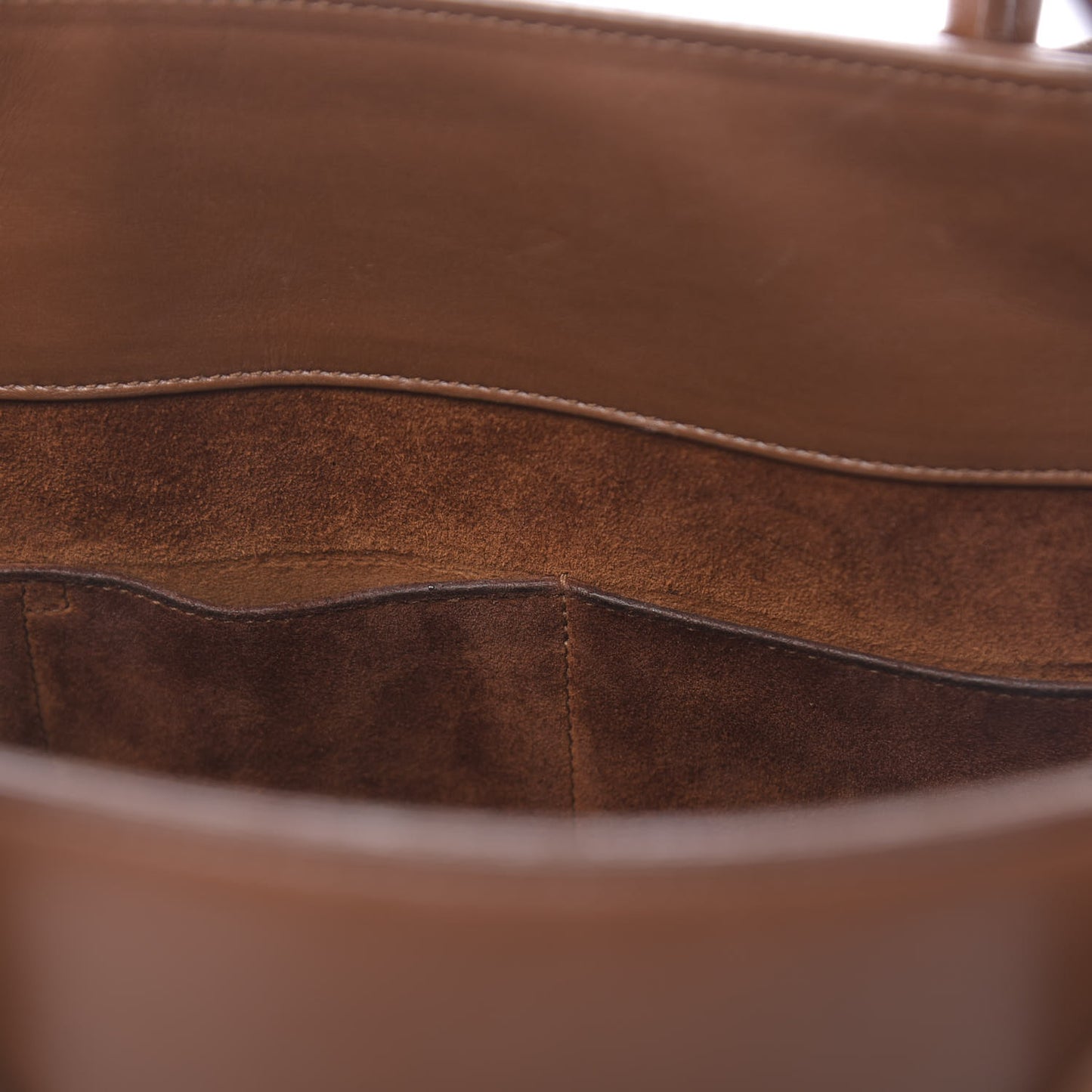 Calfskin Large Sac De Jour Carryall Cognac