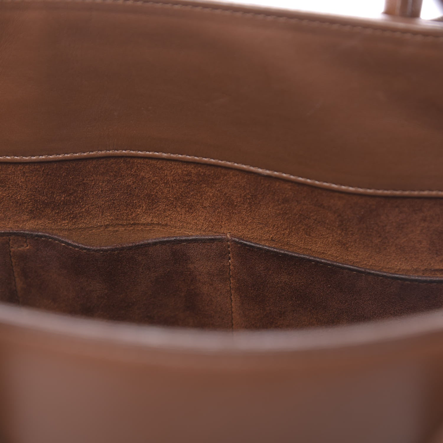 Saint Laurent Calfskin Large Sac De Jour Carryall Cognac 11 of 24