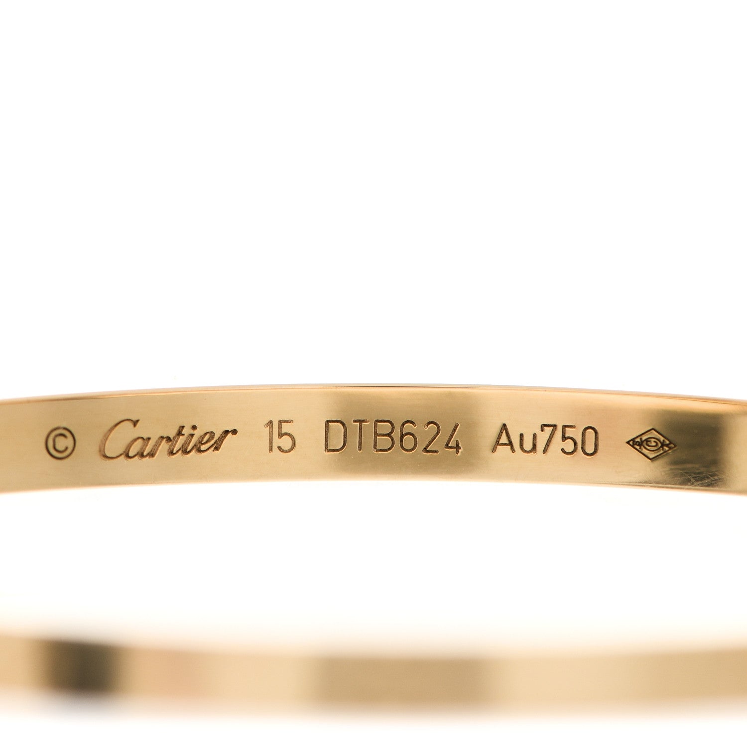 Cartier 18K Yellow Gold Small LOVE Bracelet 15 3 of 5