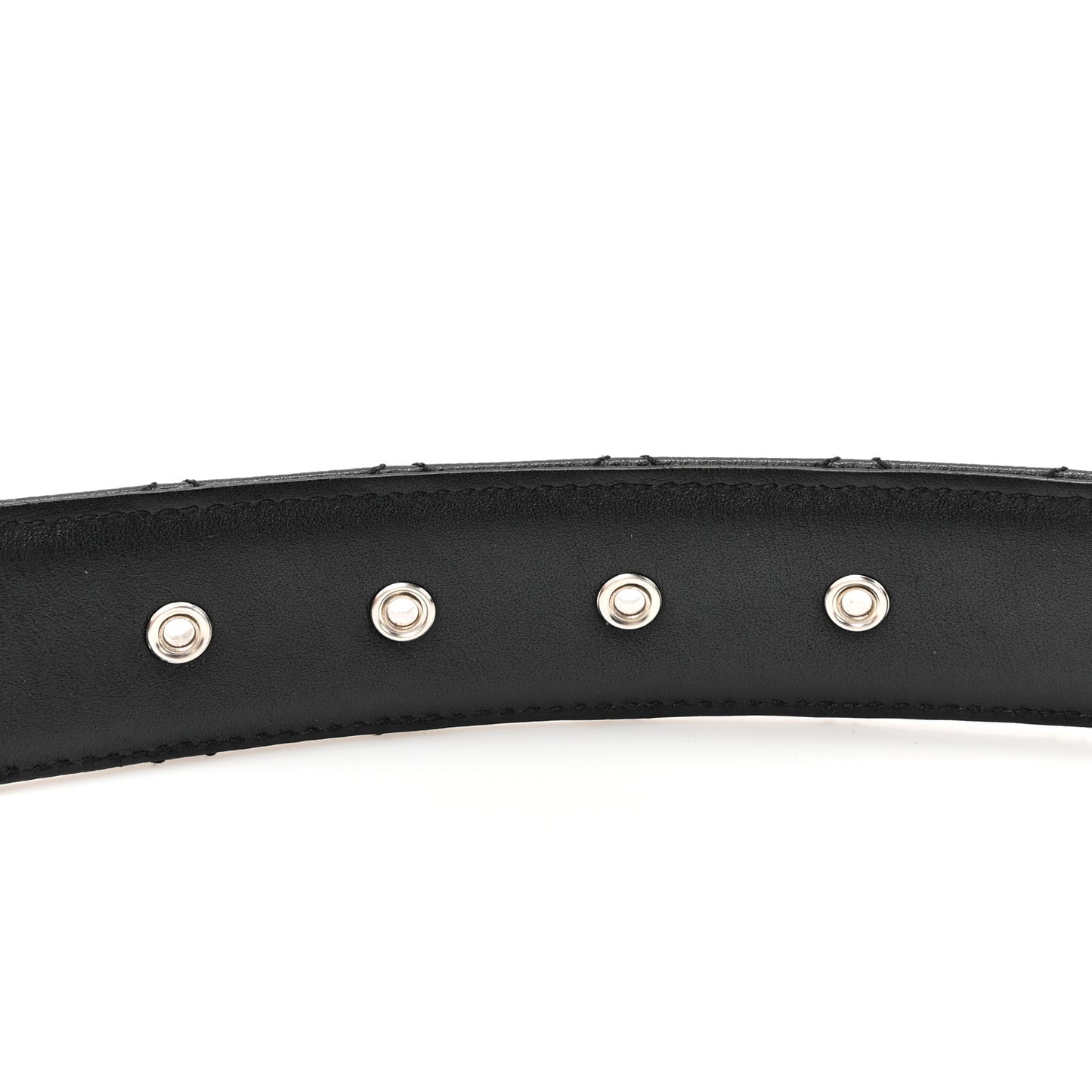 Caviar Quilted CC Chain Belt 75 30 Black