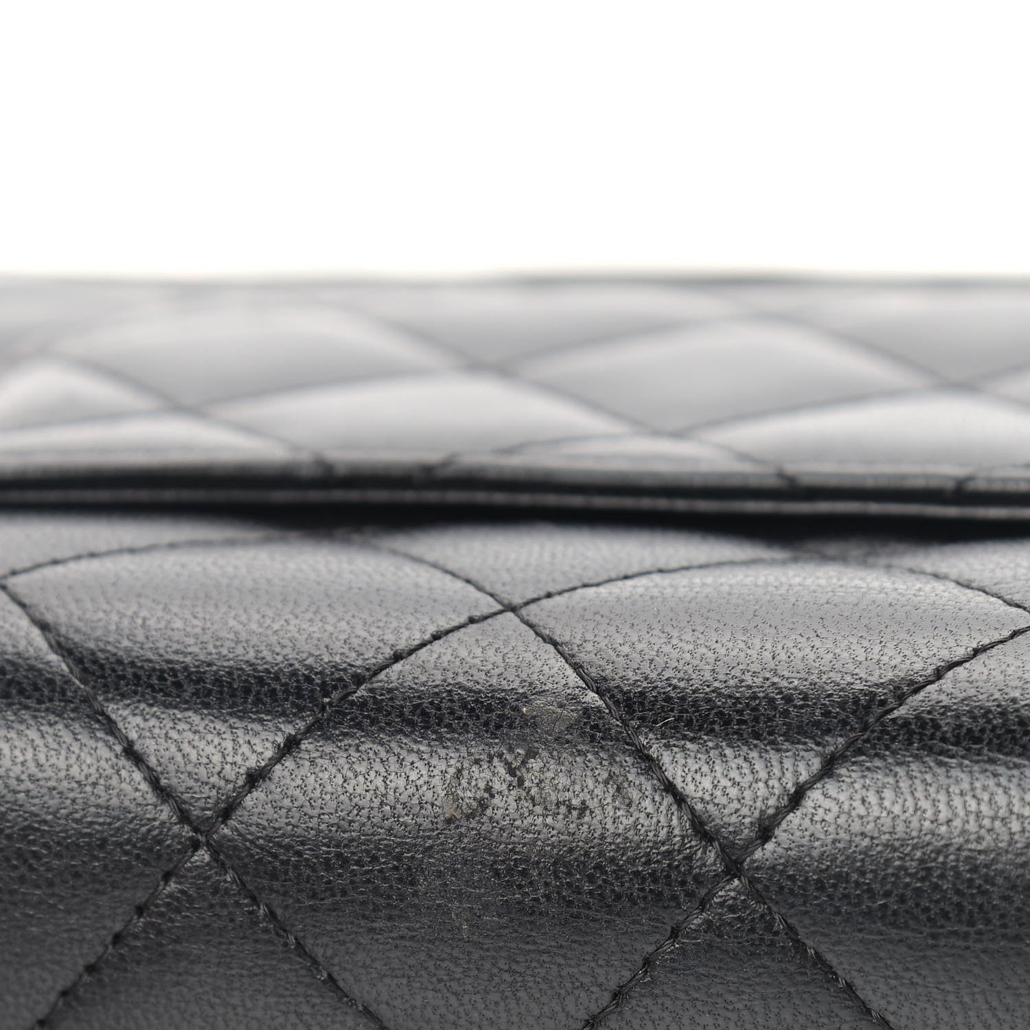 Chanel Lambskin Quilted Wallet On Chain WOC Black 13 of 19