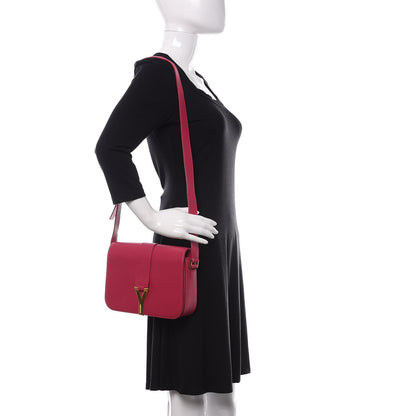 Saint Laurent Calfskin Classic Y Satchel Fuchsia 2 of 12